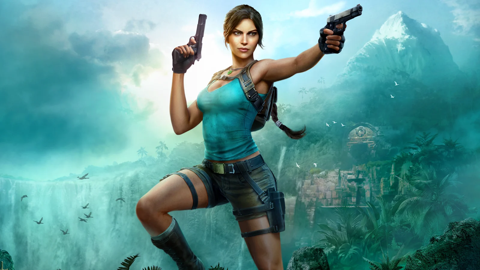 Official Tomb Raider Legacy of Atlantis artwork without logo
