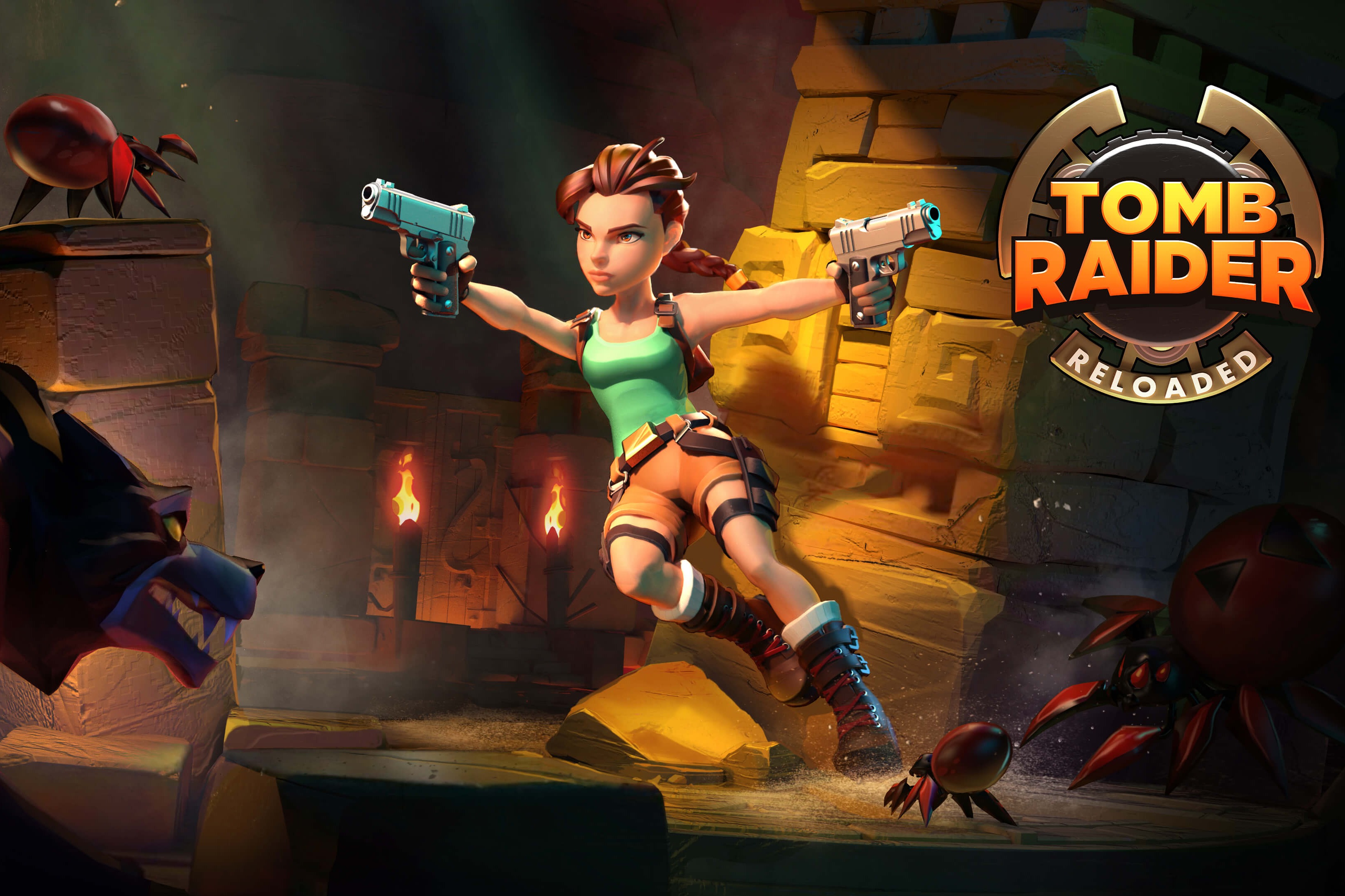 Official current-era Tomb Raider key art featuring Lara Croft