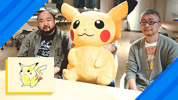 Official feature artwork for the interview with Pikachu’s creators