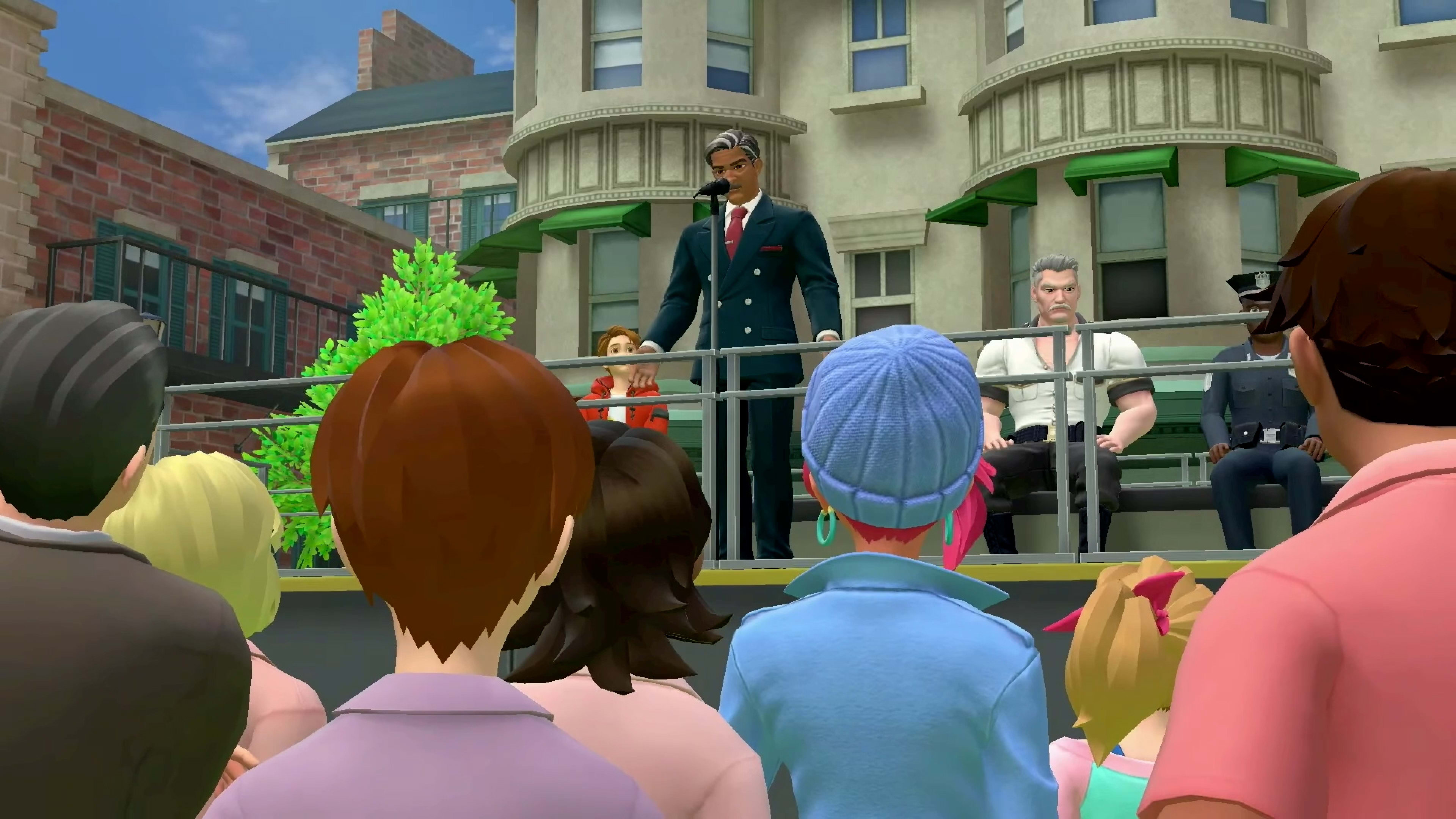 Detective Pikachu and Tim Goodman investigating Ryme City
